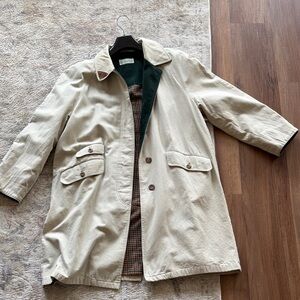 Burton Cream Trench Coat